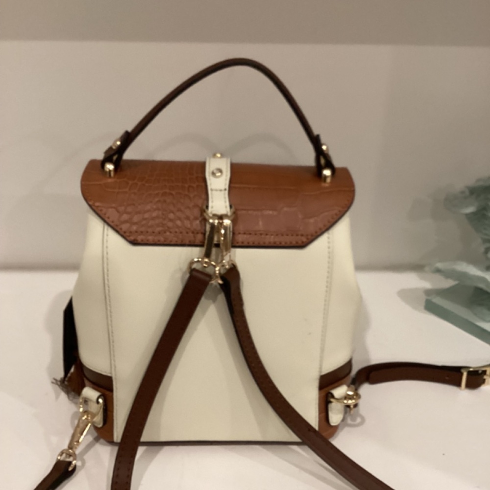 REDUCED NWT HOUSE OF HARLOW 1960 SHOULDER HAND BAG BACKPACK LEATHER ITALY - Picture 11 of 15